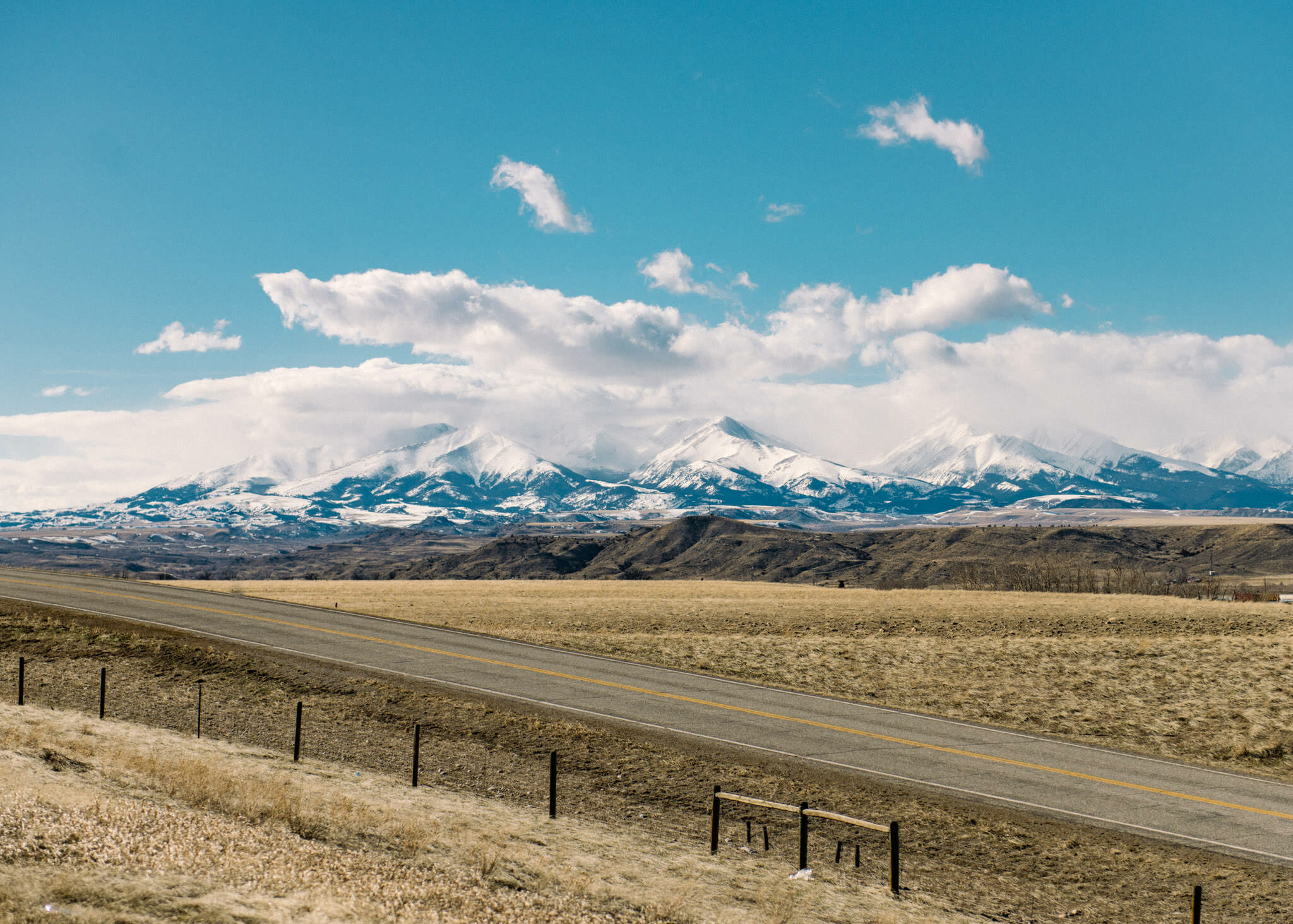 Mountains just outside of Bozeman